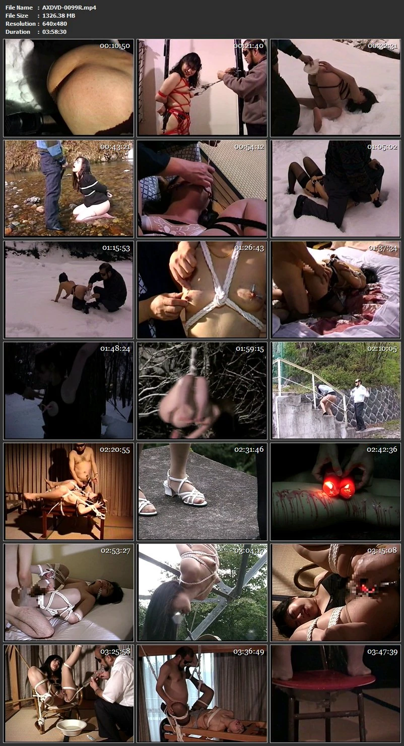 [AXDVD-0099R] 野外露出苛烈調教　4時間志摩特選集 240分 Torture アリーナ・エンターテインメント Arena X