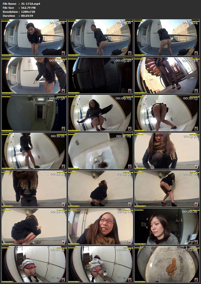 [JG-171] ジェイド 素人投稿　自画撮りシリーズ　０８９　立ち糞排泄ＦＩＬＥ　１　　 露出 Exposure 自我