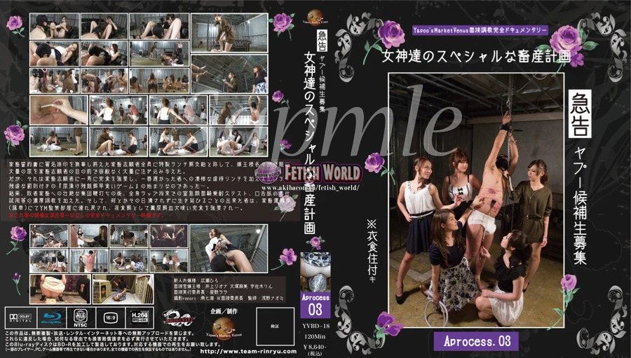 [YVBD-18] 広瀬ひろ, 井上リオナ 【BD】【03】■急告！！ヤプー候補生募集！！？衣食住付き～女神達のスペシャルな畜産計画 Aprocess．03 大塚麻美, 宇佐木りん ヤプーズマーケット