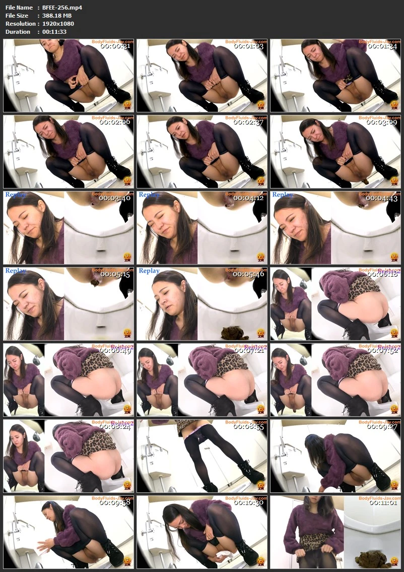 [BFEE-256] Japanese scat 女満たトイレのないトイレットペーパー Defecation Voyeur