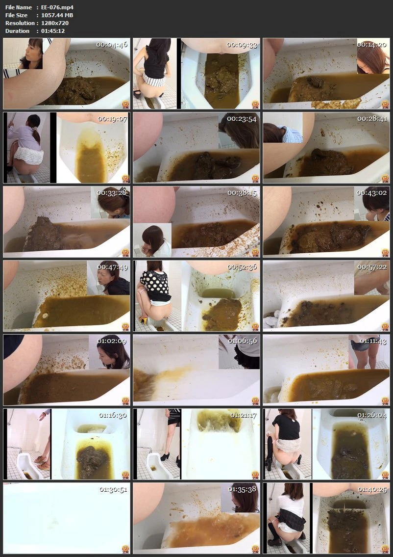 [EE-076] ジェイド 盗覗4カメトイレ　下痢便放屁 2015/10/09 スカトロ