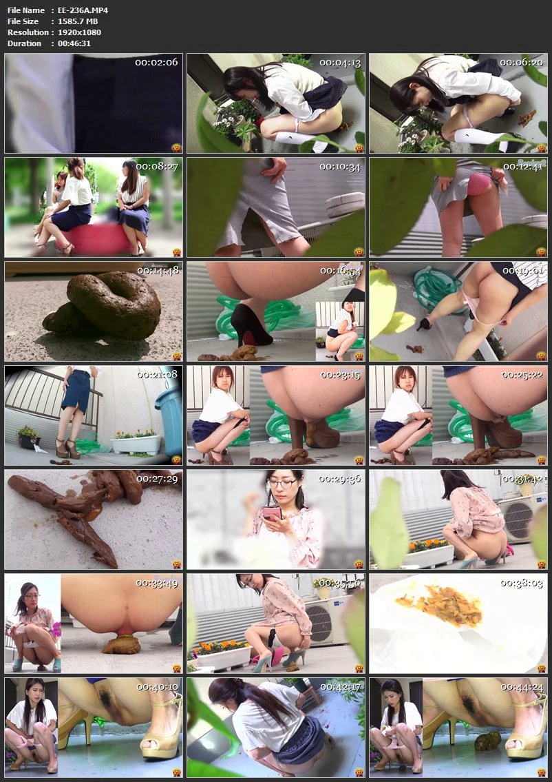 [EE-236] Spring peeping 美人野グソ 脱糞 140分 エボ・ビジュアル