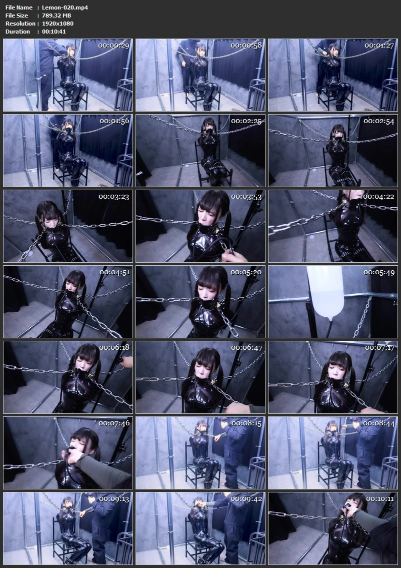 Lemon-020 ラバー拘束椅子 (Rubber Restraint Chair)